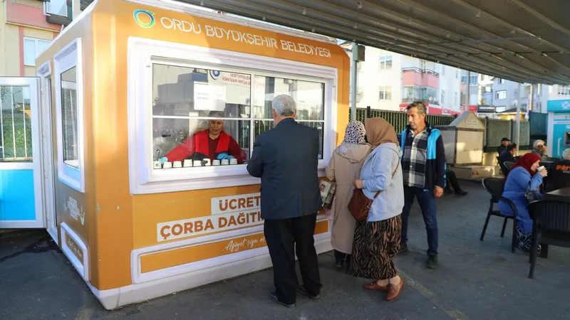 Hastane koridorlarında güne sıcak bir başlangıç