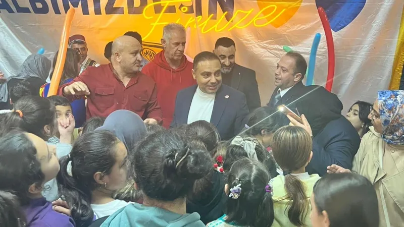 AK Gençlik Ocakları Başkanı Ferhat Aydoğan’dan yetimhanedeki çocuklara ziyaret 