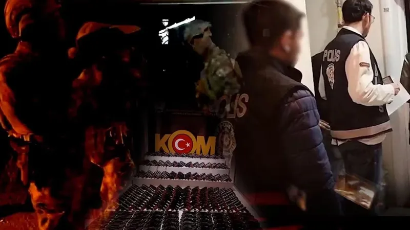 41 ilde silah ve mühimmat kaçakçılarına darbe: 135 gözaltı