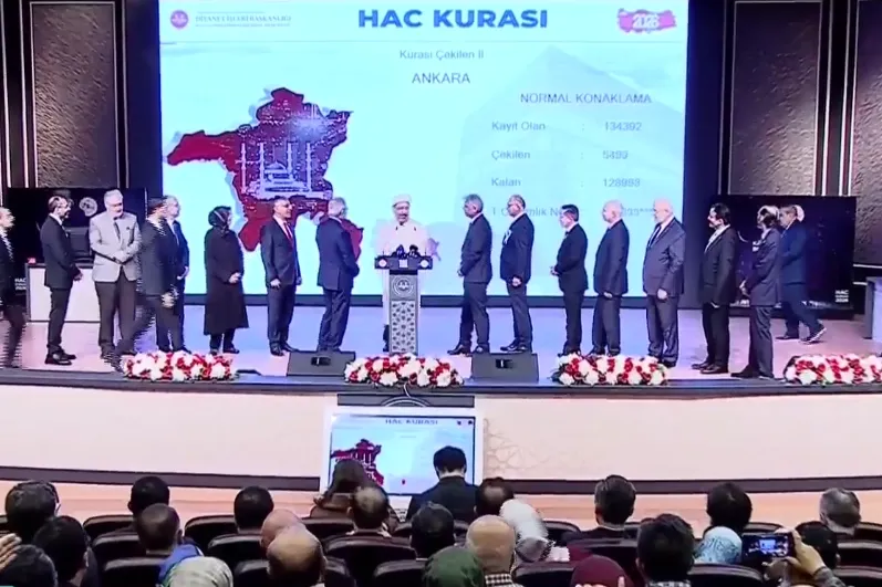 Hac kuraları çekildi! Sonuçlar saat 20