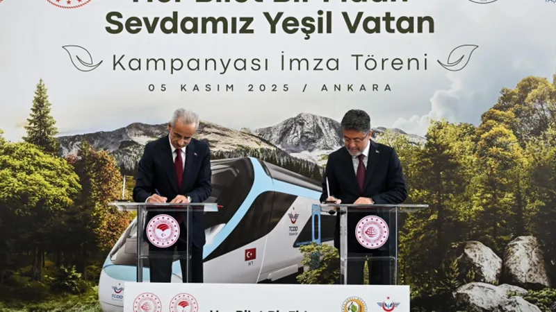 Her YHT bileti bir fidan olacak