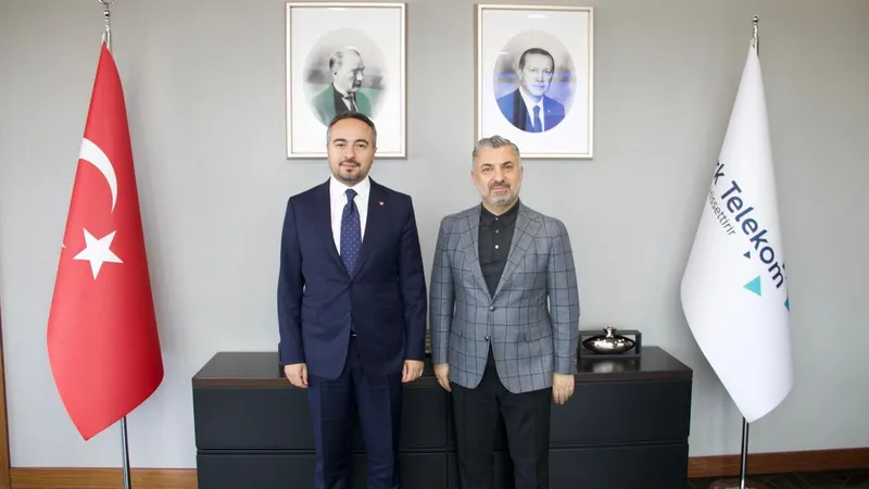 Bakan Yardımcısı Demiralp’ten Türk Telekom Genel Müdürü Şahin’e ziyaret