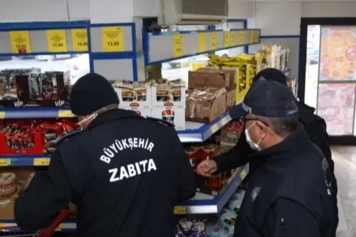 Kayseri zabıtasından sıkı denetim