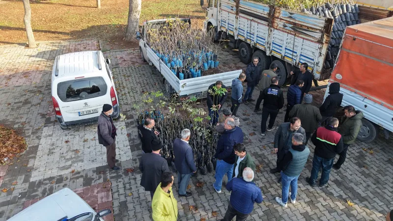Büyükşehir’den Üreticilere Binlerce Fidan Desteği