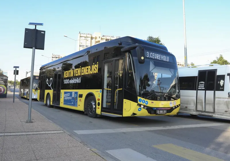 Büyükşehir’den Mersin Ulaşımına 18 Elektrikli Otobüsle Çevreci Adım