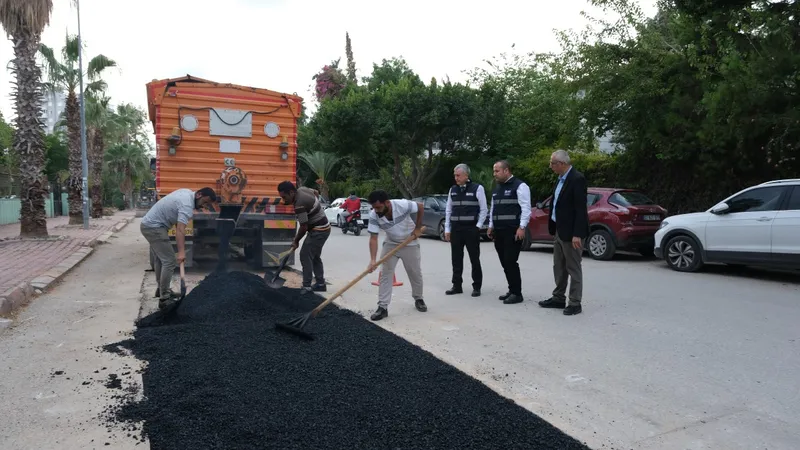 Antalya’da ASAT’tan altyapı ve asfalt atağı