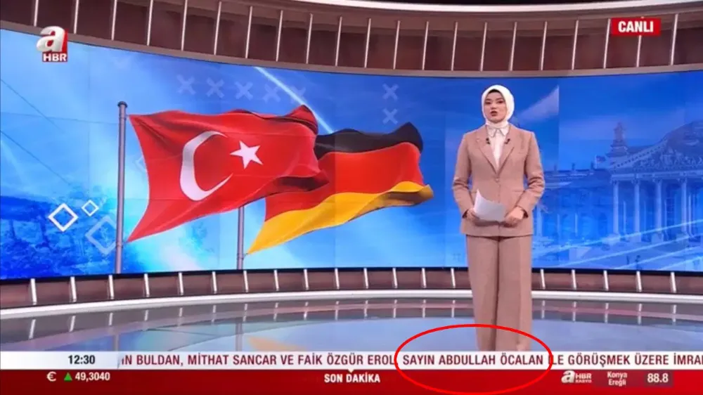 A Haber’de “Sayın Öcalan” Tartışması: Hızla Kaldırılan Alt Yazıya Açıklama