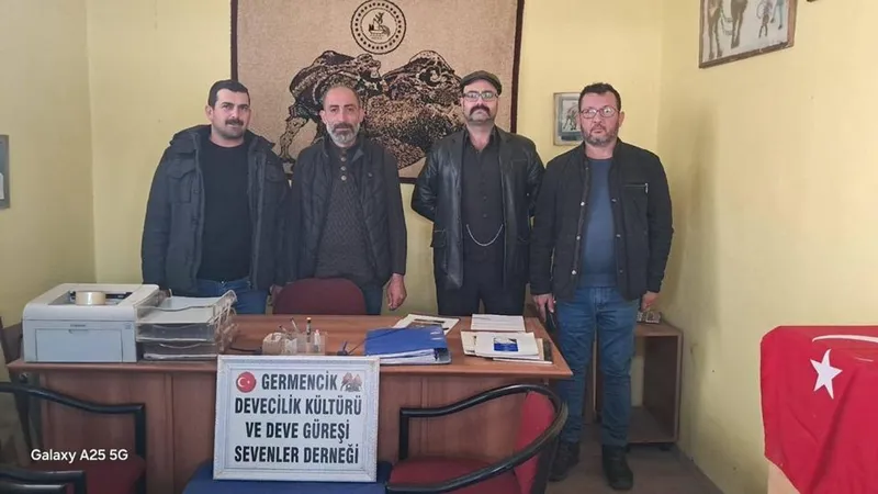 Germencikli deveciler yeni başkanını seçti