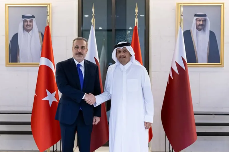 Dışişleri Bakanı Hakan Fidan Katarlı mevkidaşı ile görüştü