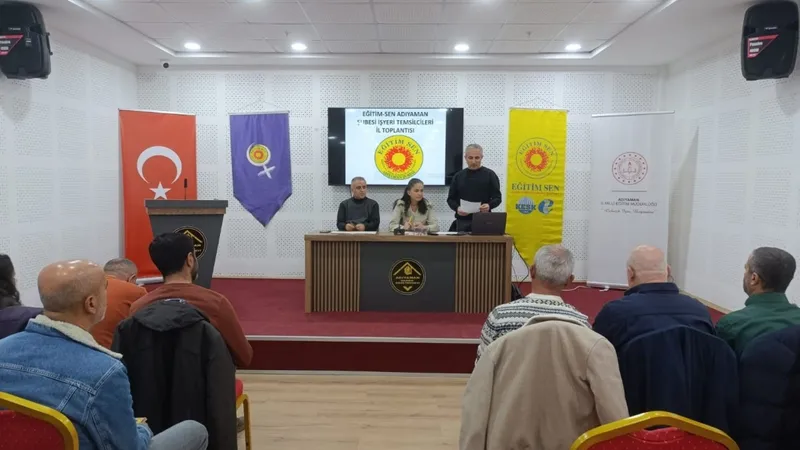 Eğitim Sen Adıyaman Şubesi, Temsilciler Meclisi sonuç bildirisini açıkladı 