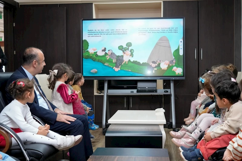 ADYÜ Uygulama Anaokulu Öğrencilerinden Rektör Keleş’e ziyaret 