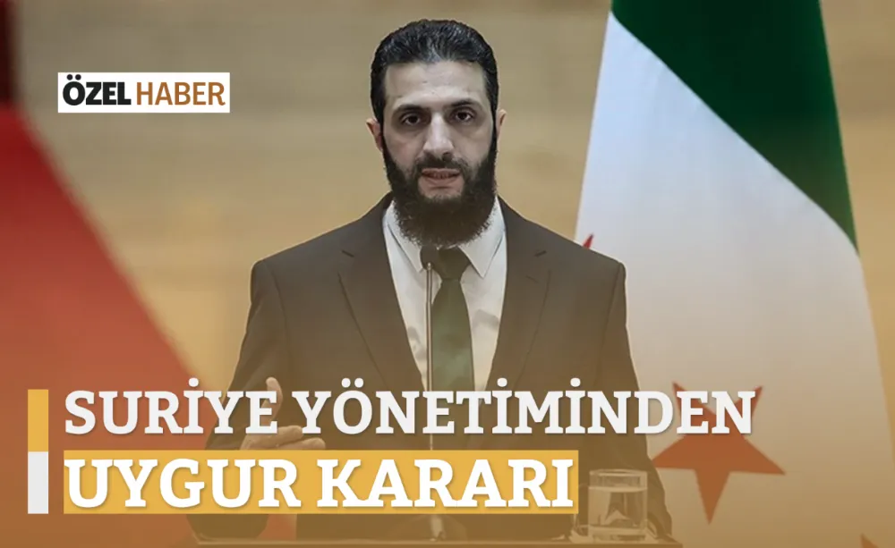 Suriye Yönetiminden Uygur Kararı