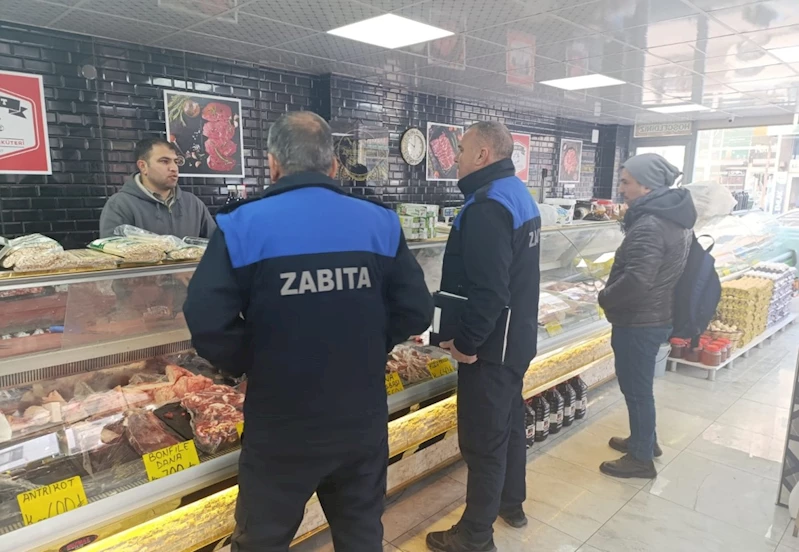 Kahta’da Zabıta ekiplerinden sıkı denetim 