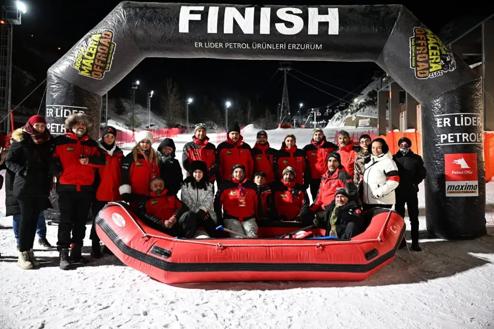 Palandöken’de Heyecan Dolu Bot Rafting Yarışması! 