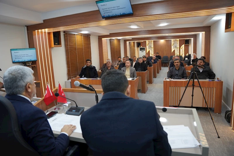 Kahta Belediye Meclisi’nden deprem ve Filistin için önemli kararlar 