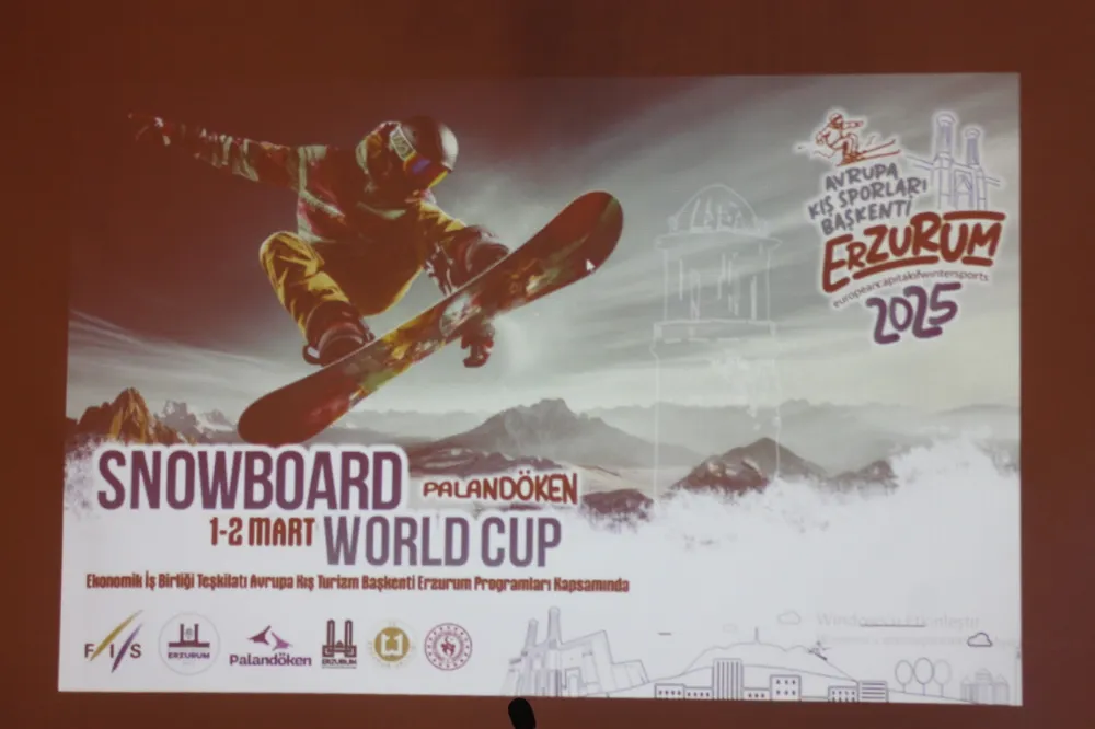 FIS Dünya Snowboard Kupası Erzurum’da başlıyor