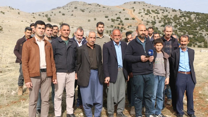 Köylülerden taş ocağı tepkisi: 