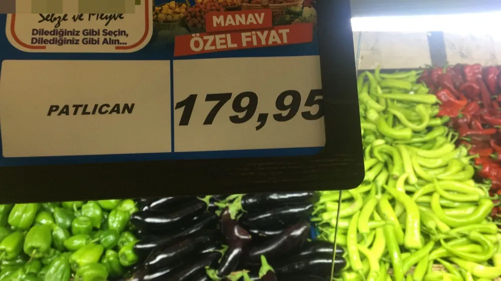 Pazarda 80 market manavında 180 