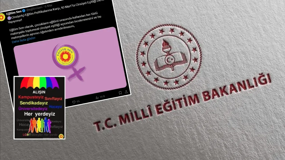 Bakanlık’tan Eğitim Sen’in ‘mor boyalı’ LGBT propagandasına engel