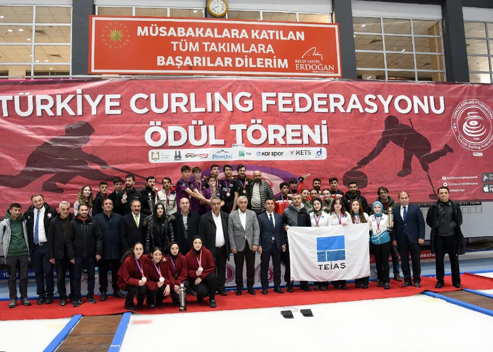 Curlıng 2024/2025 1. Lig Müsabakaları Erzurum’da yapıldı