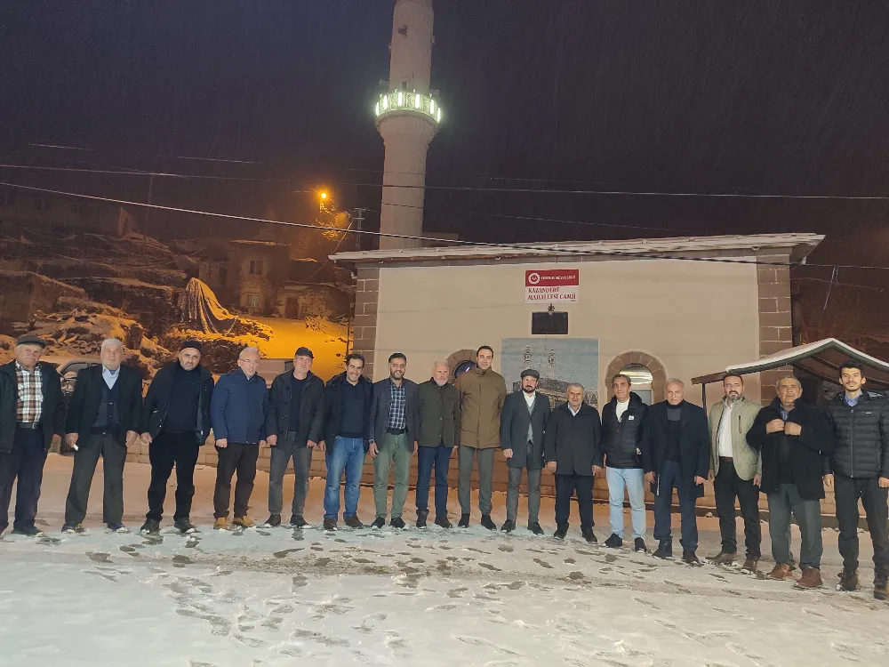 Tortum İlçe Kaymakamı ve Kazandere Sakinleri İftarda Buluştular