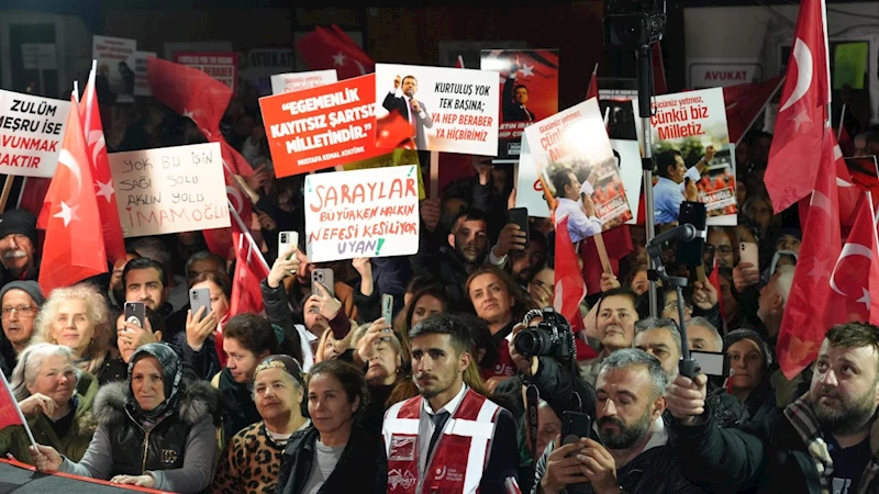 CHP’lilerden İmamoğlu’na destek mitingi  - Videolu Haber