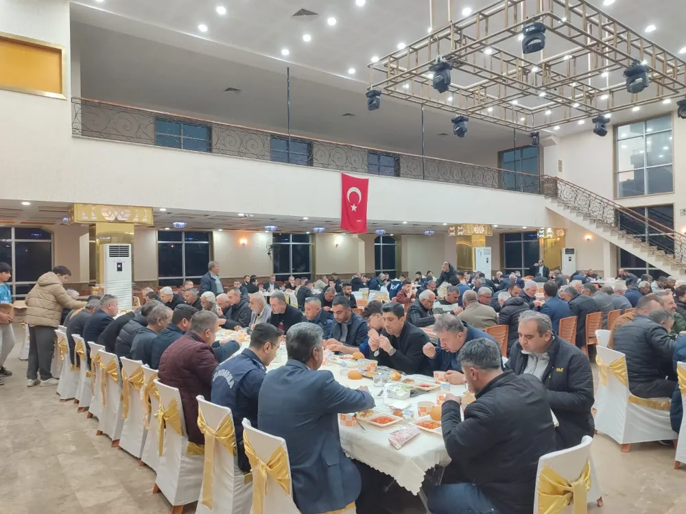 Besni Şoförler ve Otomobilciler Odası geleneksel iftar buluşması gerçekleştirildi