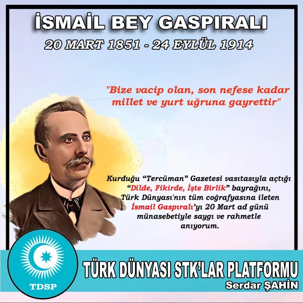 İsmail Bey Gaspıralı Kimdir?