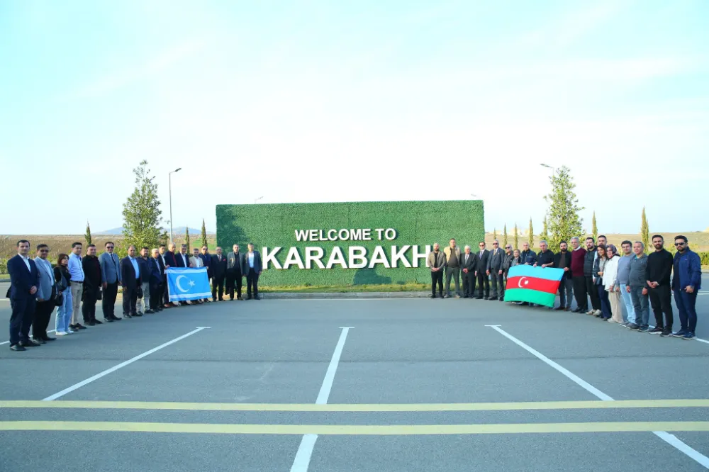 Türkmen heyetinden Dağlık Karabağ’a tarihi ziyaret!