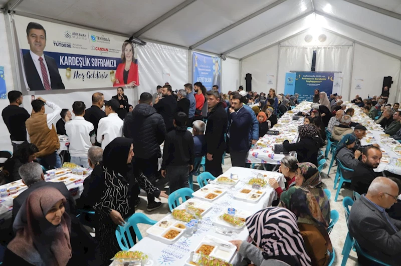 Tekirdağ Büyükşehir Belediye Başkanı Yüceer’den Adıyaman’da ‘Kardeşlik Sofrası’  - Videolu Haber