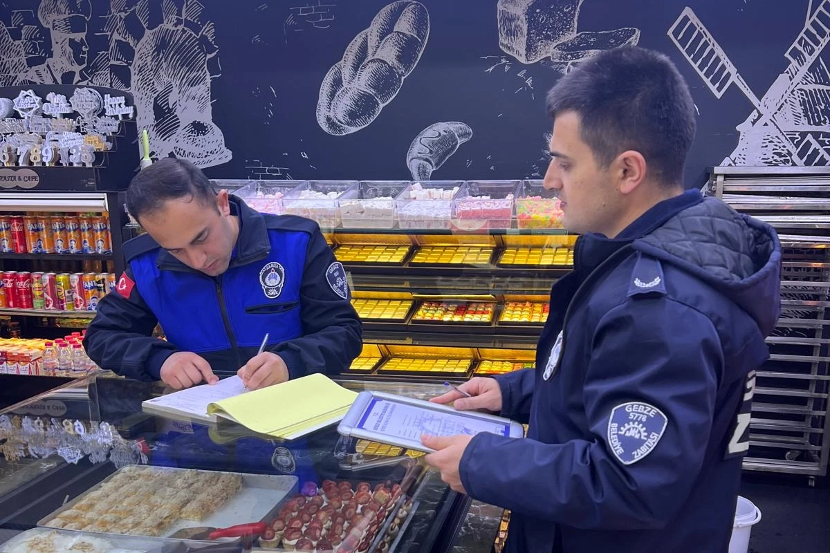 Kocaeli Gebze Zabıtasından bayram denetimi