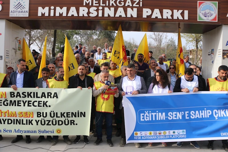 KESK bileşenlerinden hükümete protesto: 