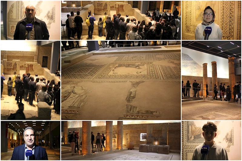 Zeugma Mozaik Müzesi bayramda ziyaretçi akınına uğradı