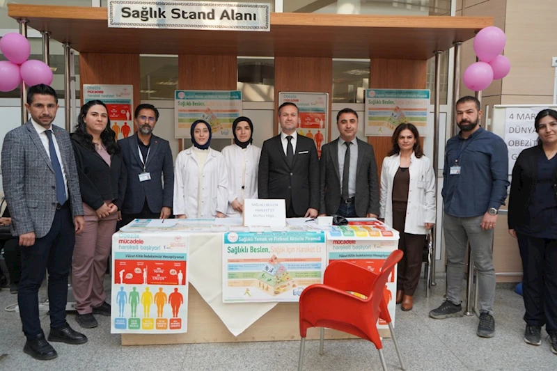 Vatandaşlar obeziteye karşı bilgilendirildi 
