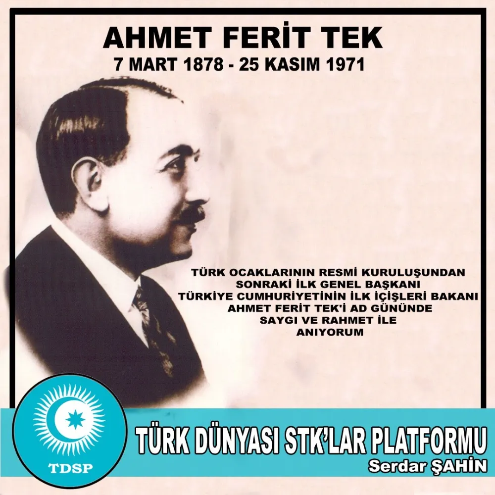 Ahmet Ferit Tek Kimdir?