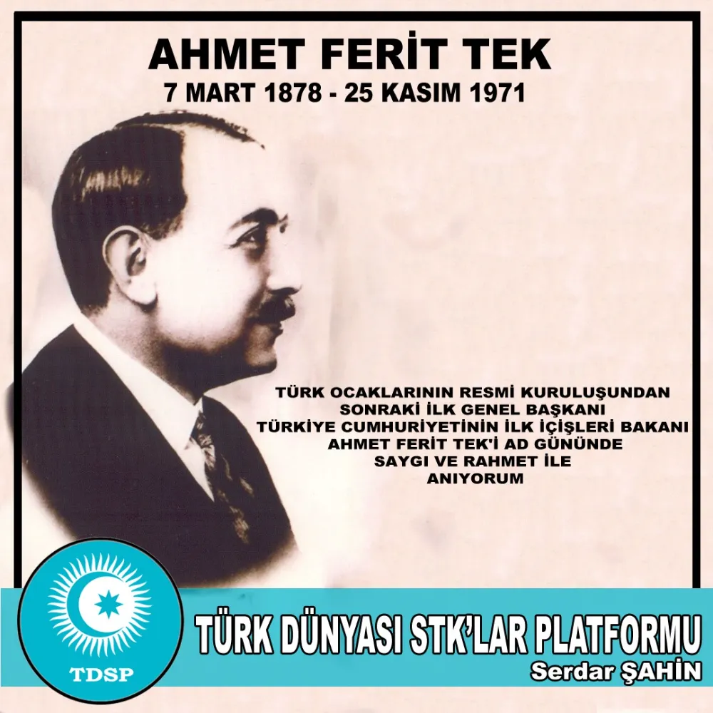 Ahmet Ferit Tek Kimdir?