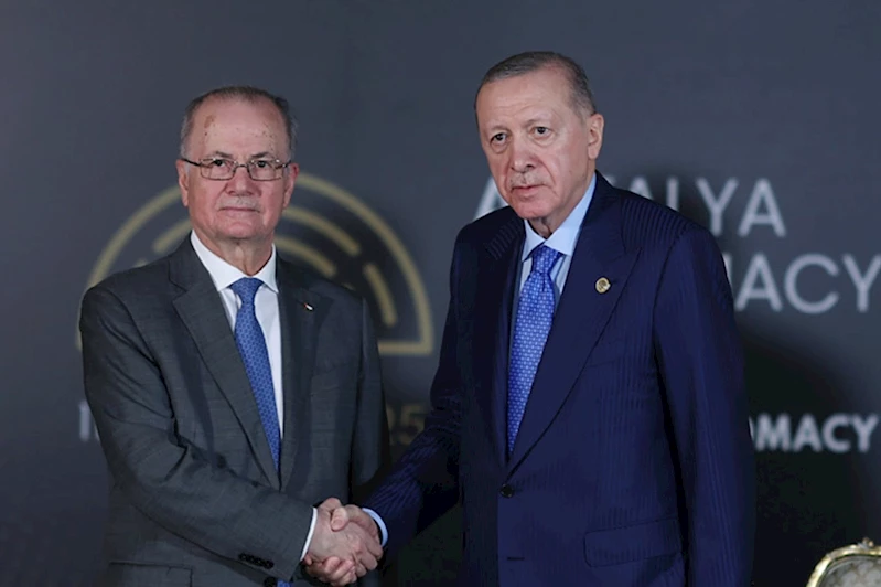 Cumhurbaşkanı Erdoğan, Filistin başbakanı dahil bazı ülke liderleriyle görüştü