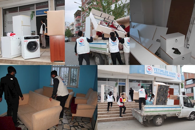 Yetimler Vakfı Batman’da bir yuvayı baştan aşağı donattı