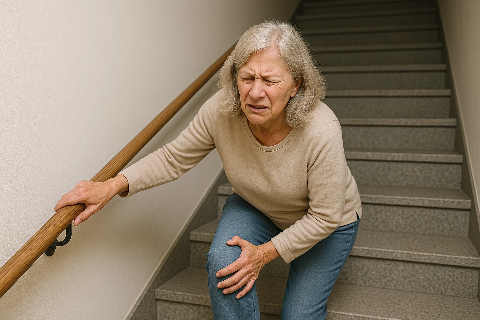 Diziniz ağrıyorsa merdivenden inip çıkmayın!