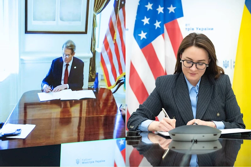 Ukrayna ve ABD, mineraller anlaşmasına ilişkin mutabakat imzaladı