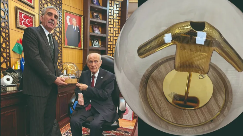 Umre’den geldi... Devlet Bahçeli’ye özel anlamlı hediyeler