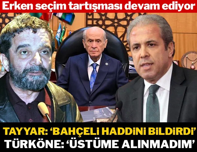 Erken seçim tartışmasında Bahçeli