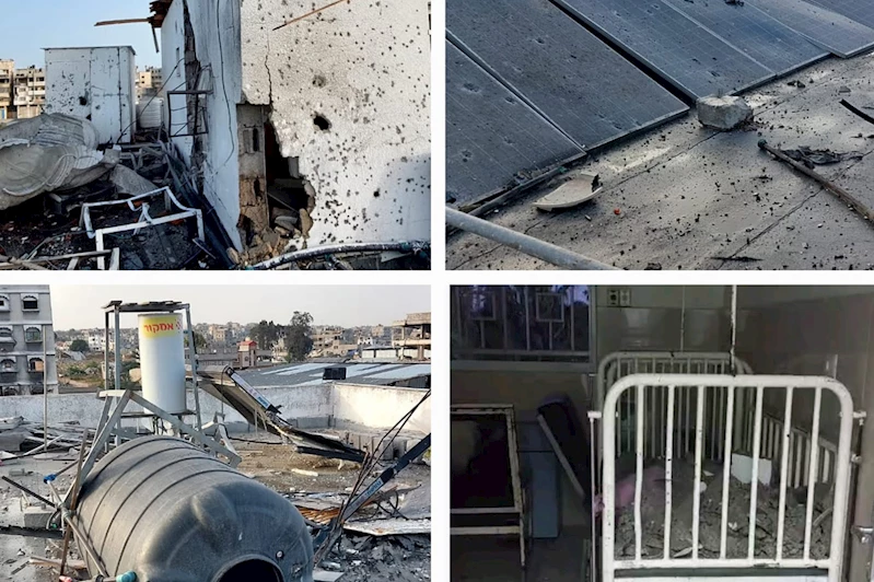 Gazze Sağlık Bakanlığı: Siyonist işgalciler çocuk hastanesini bombaladı