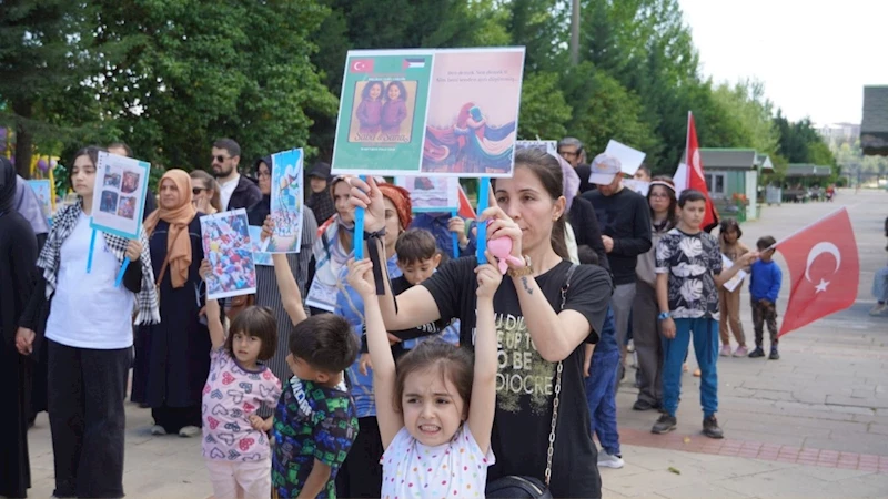Adıyamanlı çocuklardan Filistinli kardeşlerine barış mesajı  - Videolu Haber