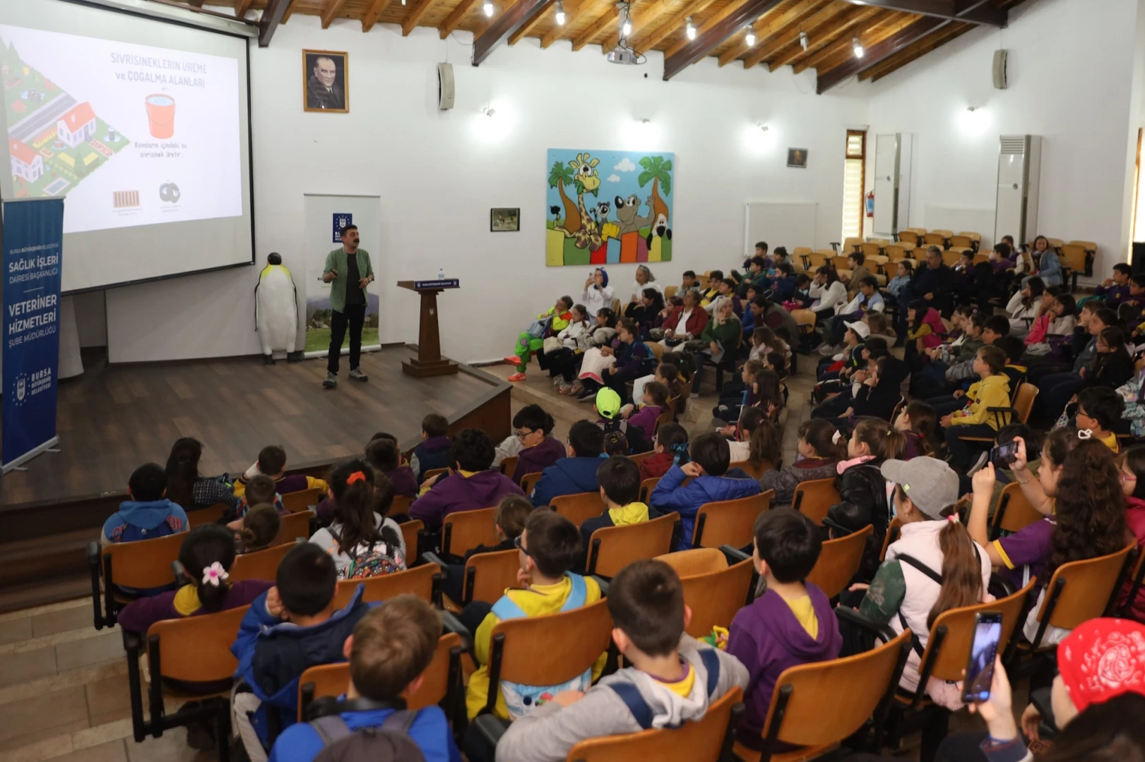 Bursa Büyükşehir’den öğrencilere vektörle mücadele eğitimi