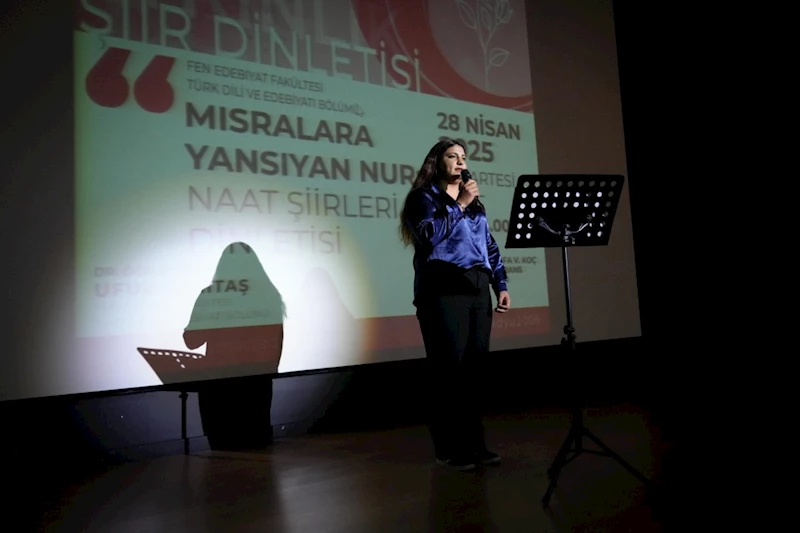Adıyaman Üniversitesinde ‘Mısralara Yansıyan Nur: Naat Şiirleri Dinletisi’ düzenlendi 