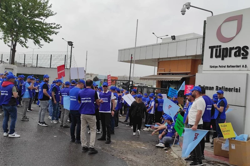 TÜPRAŞ rafinerisinde grev genişliyor: Tanker girişleri durduruldu