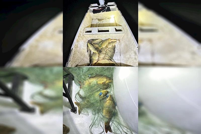 Şanlıurfa’da kaçak balık avlayan 3 kişiye 57 bin lira ceza kesildi