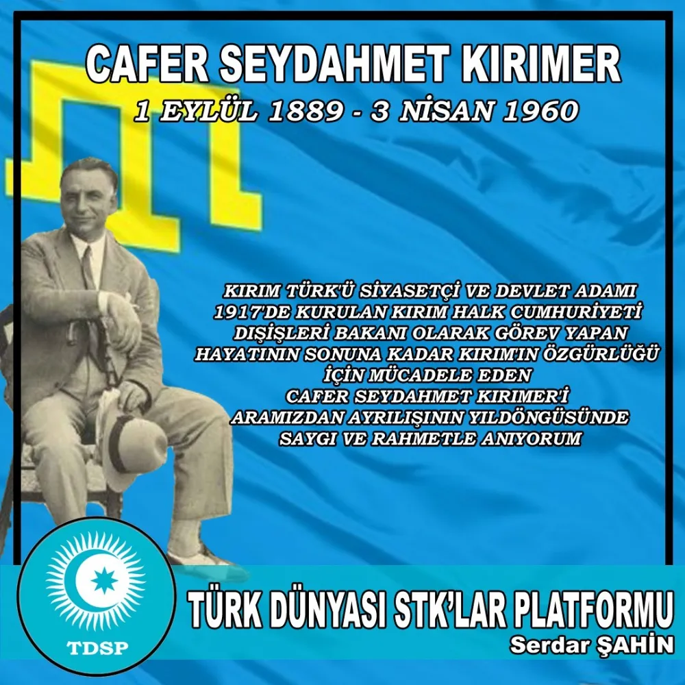Cafer Seydahmet Kırımer Kimdir?