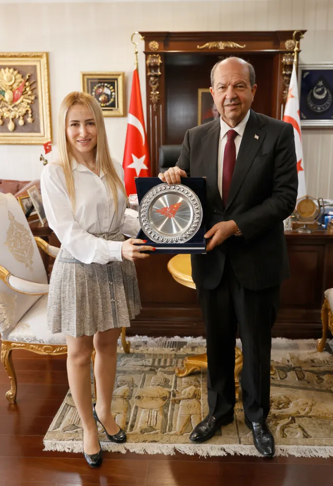 Türkiye Çin Geliştirme ve Destekleme Derneği’nden Cumhurbaşkanı Tatar’a ziyaret